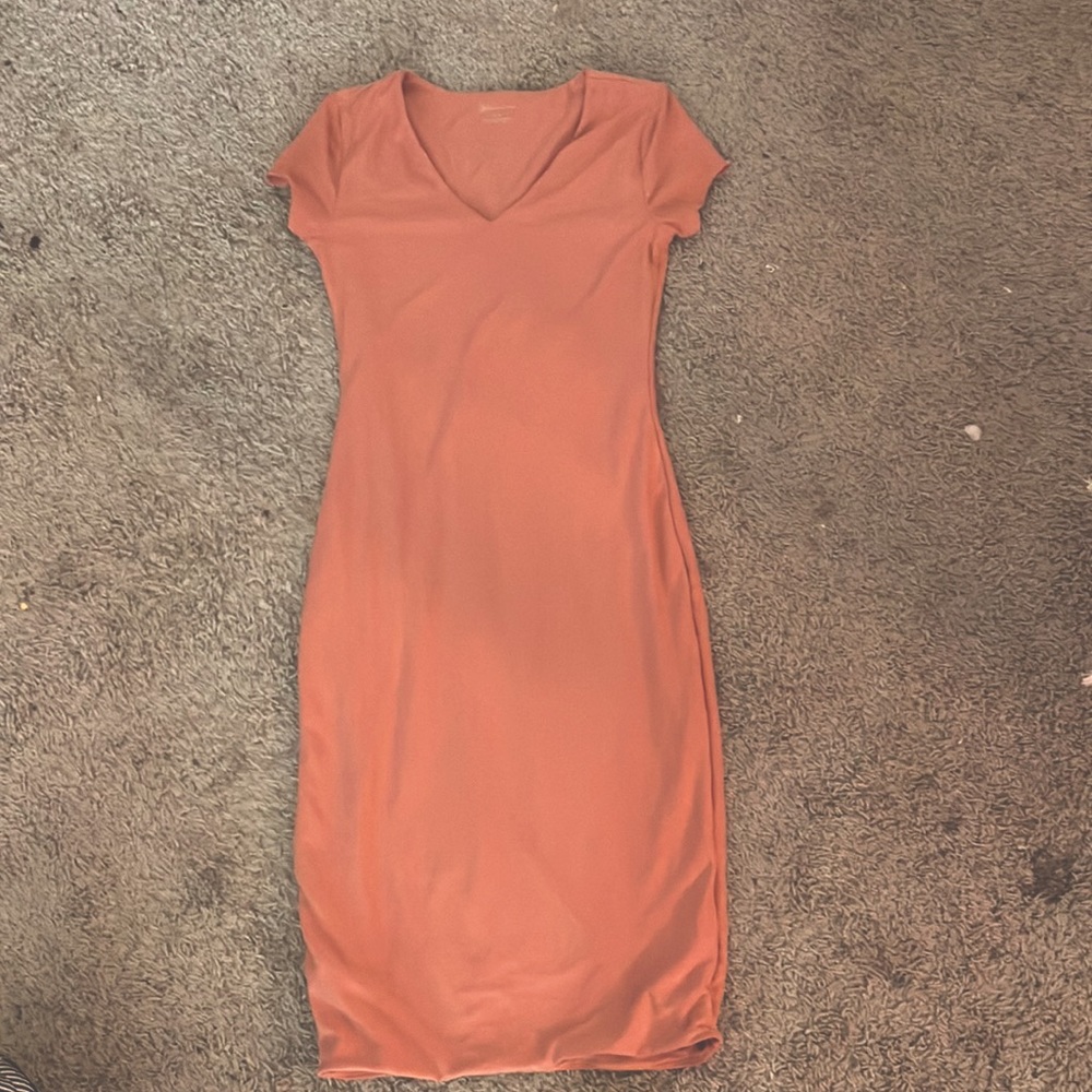 Pink long dress